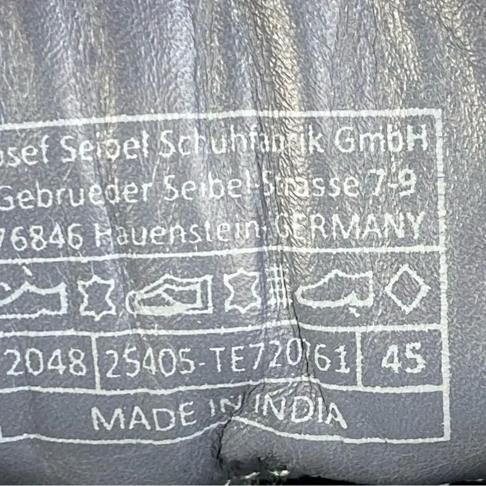 Josef Seibel matte leather